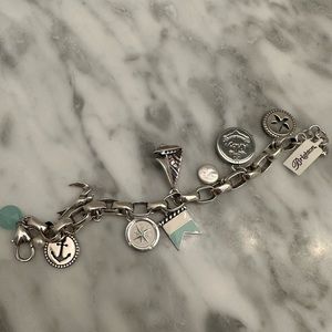 Brighton Silver “Ahoy” Charm Bracelet